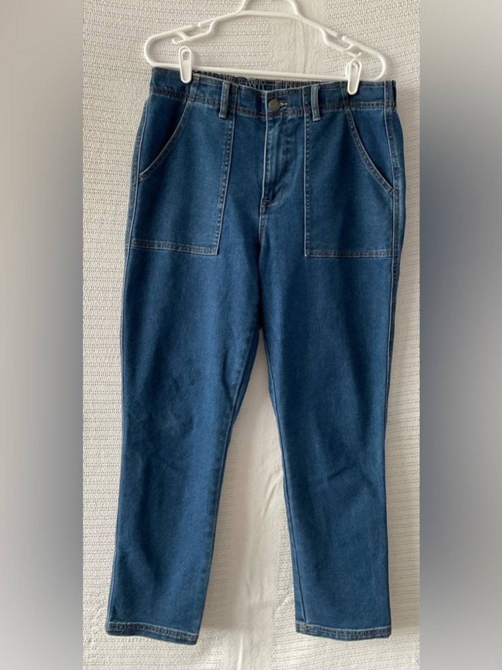 Knox Rose Dark Blue Straight-Leg Women's Jeans